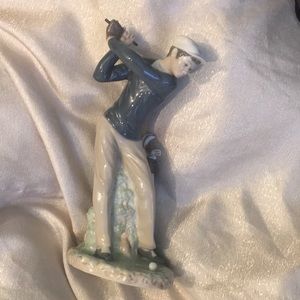 Lladro golf statue golf club missing